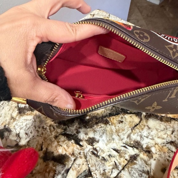 LV Monogram Printed Trunk Bag, New - Picture 5 of 6